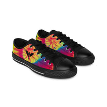 Load image into Gallery viewer, Epifani Apparel Black Logo PEACE SWIRL Low TOP Sneakers
