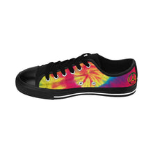 Load image into Gallery viewer, Epifani Apparel Black Logo PEACE SWIRL Low TOP Sneakers
