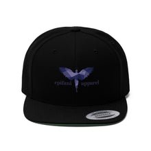 Load image into Gallery viewer, Blu Logo Black Flat Bill Hat
