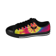 Load image into Gallery viewer, Epifani Apparel Black Logo PEACE SWIRL Low TOP Sneakers
