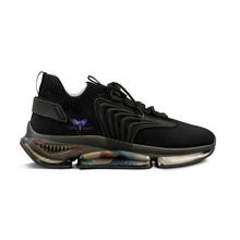 Load image into Gallery viewer, Blu Logo Black Mesh Sneakers
