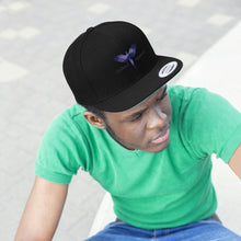 Load image into Gallery viewer, Blu Logo Black Flat Bill Hat
