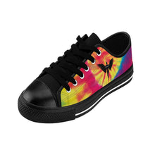 Load image into Gallery viewer, Epifani Apparel Black Logo PEACE SWIRL Low TOP Sneakers
